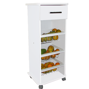 Perfeita para o lar, a pe�a multiuso pode suportar 1 gal�o de �gua juntamente com suas frutas com total seguran�a, economizando espa�o em sua cozinha.